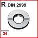 STEINLE Gewindegrenzlehrring R 1/16 -28 
Zylindrisches Whitworth Rohrgewinde
Gewindelehre nach DIN2999, rechts