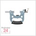 Mitutoyo Serie 201 verstellbare Rachenlehre 25 - 50 mm
201-102 ohne Messuhr