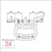 Mitutoyo Serie 201 verstellbare Rachenlehre 150 - 175 mm
201-107 ohne Messuhr