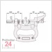 Mitutoyo Serie 201 verstellbare Rachenlehre 175 - 200 mm
201-108 ohne Messuhr