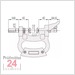 Mitutoyo Serie 201 verstellbare Rachenlehre 250 - 275 mm
201-111 ohne Messuhr