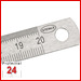 Steinle 5102 Präzisionsmaßstab INOX flexibel 1000 mm
Stahlmaßstab Querschnitt: 13 x 0,5 mm 