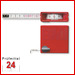 BMI Taschenbandmaß 404 IN-OUT, Länge 3 m, mm-Teilung 
Bandbreite: 13 mm, weiß lackiertes Band , Gehäuse rot
Massband 404341