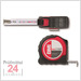 BMI Taschenbandmaß 472 twoComp, Länge 2 m, mm-Teilung 
Bandbreite: 16 mm, weiß lackiertes Band , Gehäuse rot
Massband 472241
Aktionspreis gültig bis 31.05.2025
Nur solange der Vorrat reicht