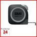 BMI Taschenbandmaß 411 VARIO Rostfrei, Länge 2 m
Bandbreite: 13 mm, Chrom-Nickelstahl Band, 
Gehäuse schwarz, Massband 411243
Aktionspreis gültig bis 31.05.2025
Nur solange der Vorrat reicht
