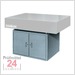 PLANOLITH Schrankunterbau für Granitmessplatte
Für Plattengröße: 1000 x 800 x 140 mm
(2 Türen, 2 Schubladen, 1 Zwischenfach) mit 3-Punkt-Auflage