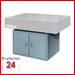 PLANOLITH Schrankunterbau für Granitmessplatte
Für Plattengröße: 1500 x 1000 x 190 mm
(2 Türen, 2 Schubladen, 1 Zwischenfach) mit 3-Punkt-Auflage