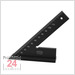 STEINLE 6319 Spitz-Winkel 45° 
120 x 80 mm mit Anschlag