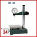 Benzing Feinmesstisch MT 130
Messtischplatte geläppt 98 x 115 mm
Säule gehärtet und feinstgeschliffen mit Längsnuten
Ausladung: 76 mm, Messbereich: 150 mm