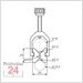 STEINLE 6518 Doppel Prisma
25 x 20 x 20 mm