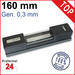 Horizontal Richtwaage DIN877 Länge: 160 mm
Genauigkeit 0.3 mm/m
(LxHxB) 160x42x42 mm
inkl. Etui