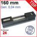 Horizontal Richtwaage DIN877 Länge: 160 mm
Genauigkeit 0.04 mm/m
(LxHxB) 160x42x42 mm
inkl. Etui