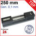 Horizontal Richtwaage DIN877 Länge: 250 mm
Genauigkeit 0.1 mm/m
(LxHxB) 250x42x42 mm
inkl. Etui