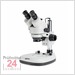 Kern OZL 464 Zoom Stereomikroskop Objektiv 0,7 x - 4,5 x mit Trinokular
Auflicht: LED / Durchlicht: LED
Ständer: Säule 