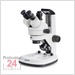 Kern OZL 468 Zoom Stereomikroskop Objektiv 0,7 x - 4,5 x mit Trinokular
Auflicht: LED / Durchlicht: LED
Ständer: Mechanisch 