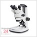 Kern OZL 468 Zoom Stereomikroskop Objektiv 0,7 x - 4,5 x mit Trinokular
Auflicht: LED / Durchlicht: LED
Ständer: Mechanisch / inkl. Tragegriff