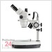 Kern OZM 544 Zoom Stereomikroskop Objektiv 0,7 x - 4,5 x mit Trinokular
Auflicht: LED / Durchlicht: LED
Ständer: Säule 