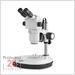 Kern OZP 556 Zoom Stereomikroskop Objektiv 0,6 x - 5,5 x
Auflicht: LED / Durchlicht: LED
Ständer: Säule 