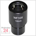 Okular (Ø 23,2 mm): WF 10 x /Ø 18 mm
Mikroskopokulare - OBB-A1347