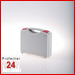Kunststoffkoffer mit Noppenschaumeinlage
PM24 ENYPack 2003 Grau
Außenmaße L/B/H: 255 x 210 x 72 mm