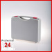 Kunststoffkoffer mit Noppenschaumeinlage
PM24 ENYPack 2007 Grau
Außenmaße L/B/H: 340 x 275 x 83 mm