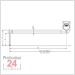  BFW A 4-90-5/90?Messbereich +/- 500 ?Êm2 mm abgekropft fur Bohrungen > 4,5 mm 
9054202