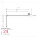  BFW A 42-67,5-2/90?fur Vertiefungen bis ca. 40 mmMessbereich +/- 375 ?Êm 
9049160