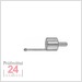 Mahr K6/40  - Kugelmesseinsatz, ø 6,0 mm, Hartmetall  
Träger 817 h4 
7023816 - ø 8 mm 
