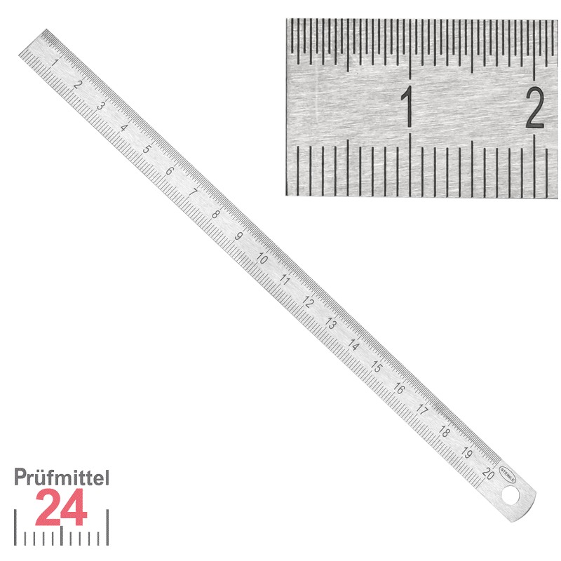 STEINLE Präzisionsmaßstab INOX flexibel Stahlmaßstab Metalllineal ab 150 mm NEU - Bild 7 von 18