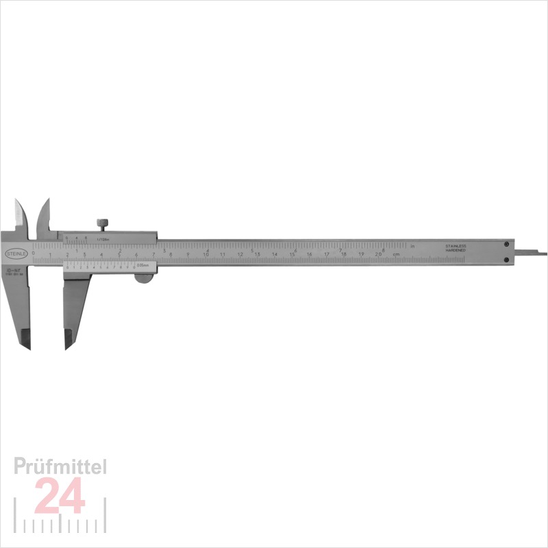 STEINLE Digitaler Messschieber 200mm - Präzision 0,01mm Mit Flachem Tiefenmaß