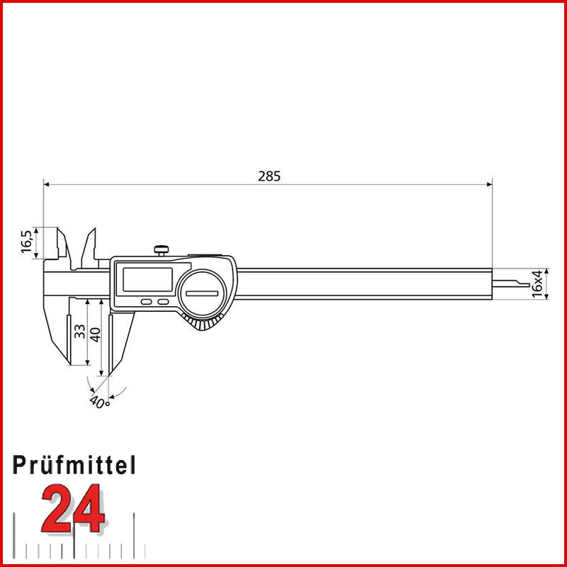 Mahr MarCal 16 ER Messschieber Digital - 0-150mm Mit Datenschnittstelle