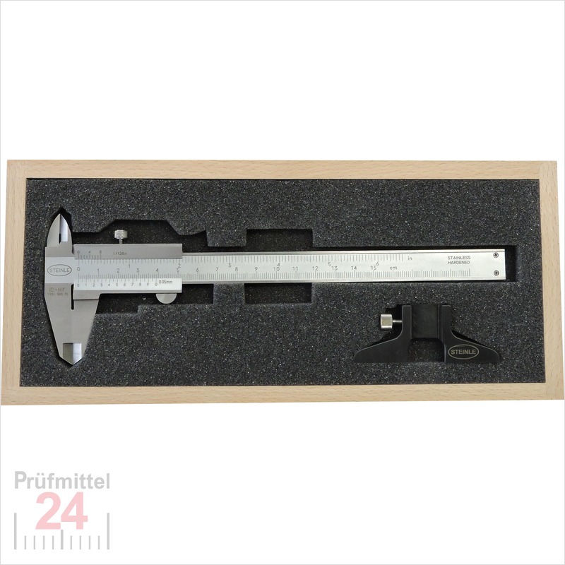 SET 2-tlg STEINLE Messschieber 1102 Analog - STEIN... | Prüfmittel24 GmbH