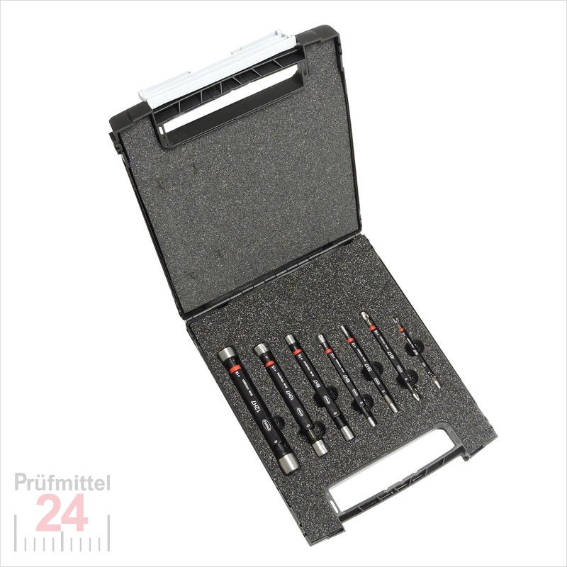 STEINLE Grenzlehrdorn Satz 7-teilig H7 – 3, 4, 5, 6, 8, 10, 12 Mm, In Holzbox Mit Schaumstoffpolsterung