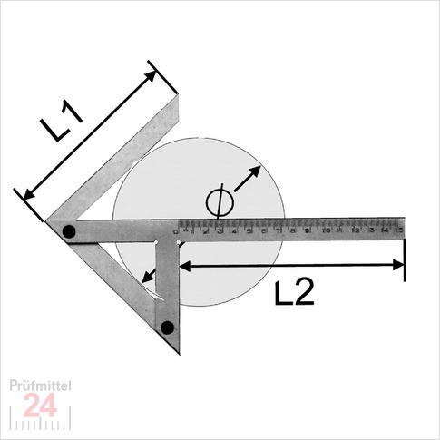 Zentrierwinkel 150 x 130 mm Winkelmesser Zentriergerät NEU OVP Winkel