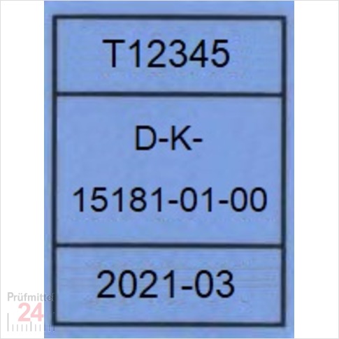 DAkkS Prüfplakette (nur in Verbindung mit DAkkS Ka... | Prüfmittel24 GmbH